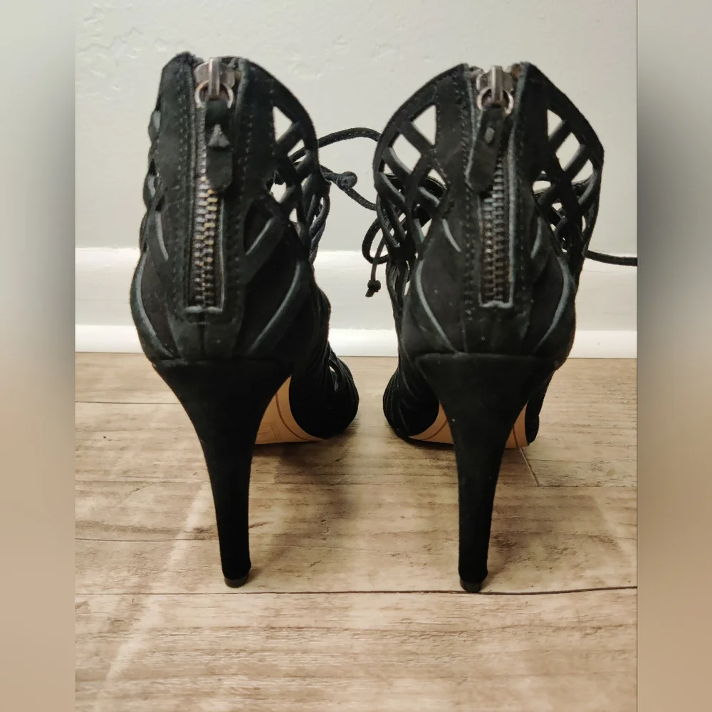 Dolce Vita Tinlie black heels size 8.5 - Picture 3 of 5